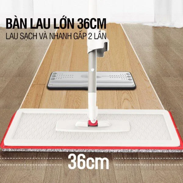 Cây lau nhà OKwife Spray Mop tự vắt phun sương slide 3