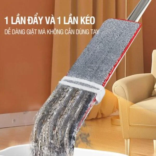 Cây lau nhà OKwife Spray Mop tự vắt phun sương slide 6