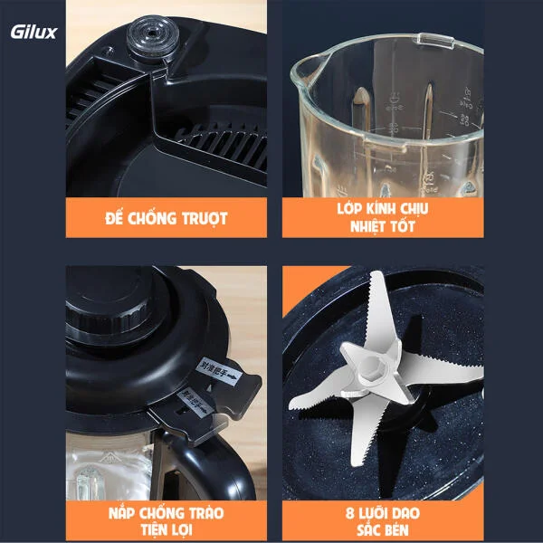 Máy Làm Sữa Hạt Gilux GLP18 Chính Hãng slide 4