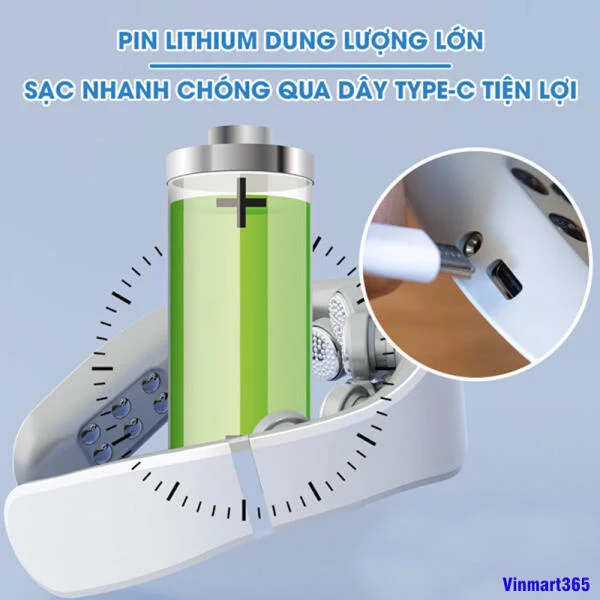 Máy Massage Cổ Vai Gáy Mijia 8D Cao Cấp slide 4