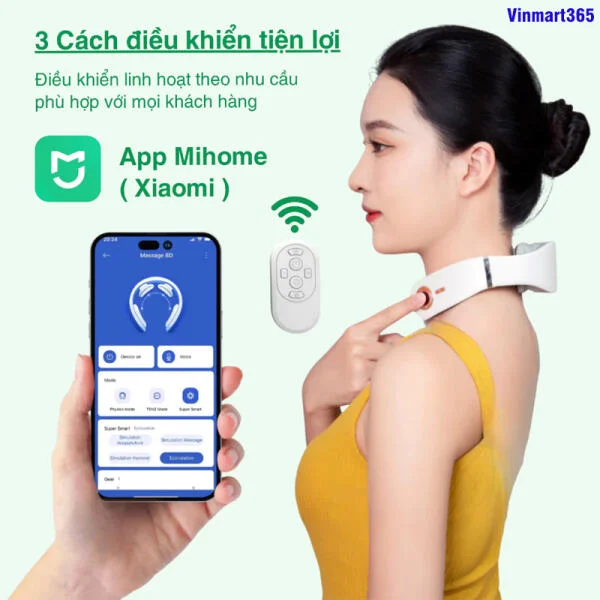 Máy Massage Cổ Vai Gáy Mijia 8D Cao Cấp slide 5