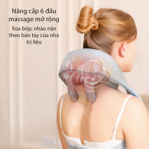 Máy Massage Cổ Vai Gáy 6D Nhật Bản slide 3