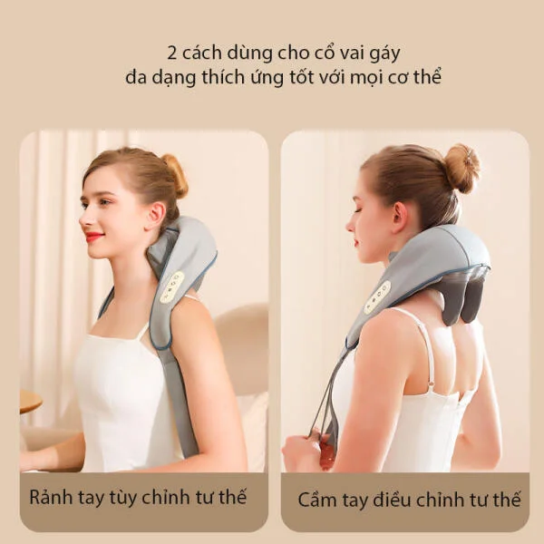 Máy Massage Cổ Vai Gáy 6D Nhật Bản slide 4