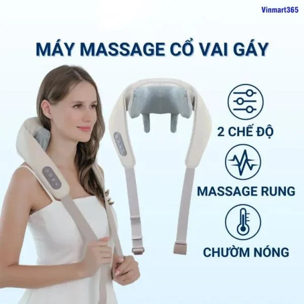 Máy Massage Cổ Vai Gáy 6D Nhật Bản slide 5