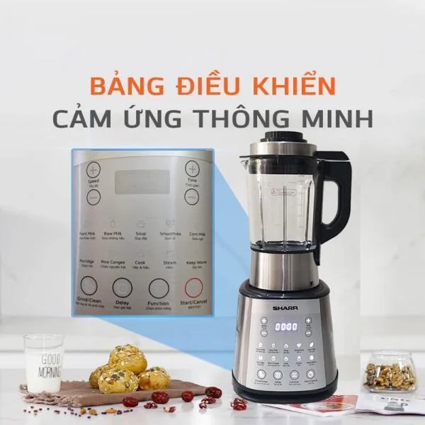 Máy Làm Sữa Hạt Sharp KS-168 Chính Hãng slide 8