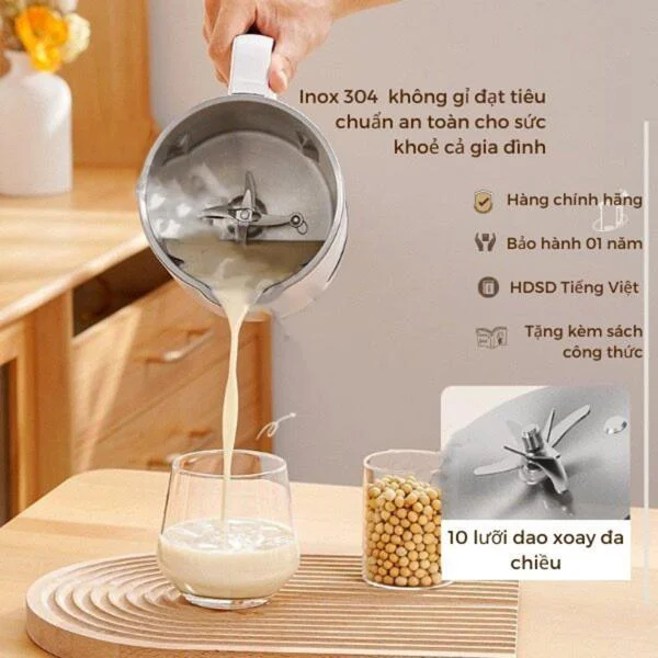 Máy Làm Sữa Hạt Ceool Đa Năng Chính Hãng slide 5