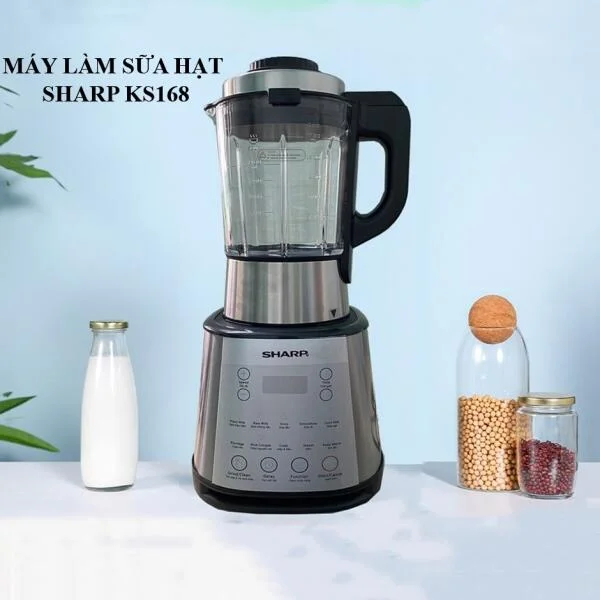 Máy Làm Sữa Hạt Sharp KS-168 Chính Hãng slide 1