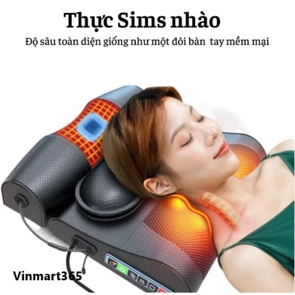 Gối Massage Nintaus 20 Bi Hồng Ngoại Nhật Bản slide 3