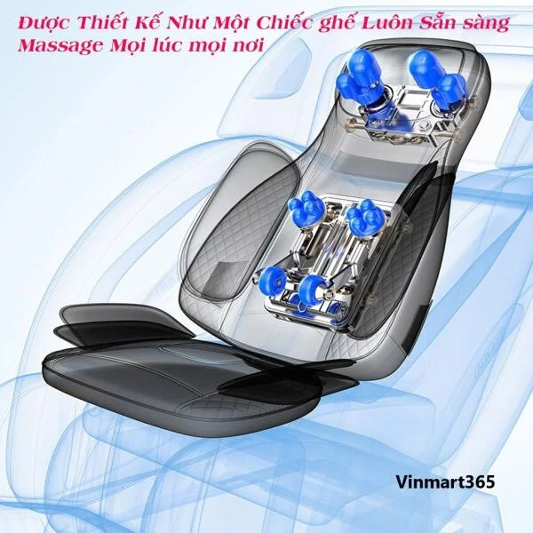 Đệm Ghế Massage Lưng Cổ KingTech KC-700 slide 4