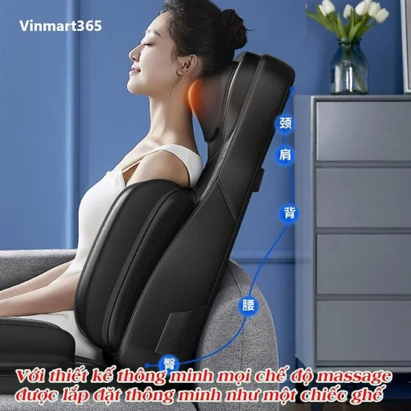 Đệm Ghế Massage Lưng Cổ KingTech KC-700 slide 3