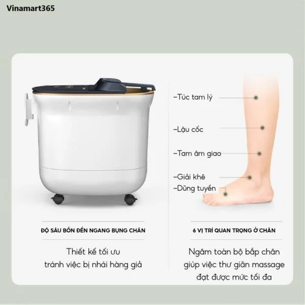 Bồn Ngâm Chân Massage Tự Động Takara slide 3