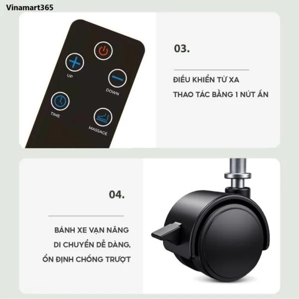 Bồn Ngâm Chân Massage Tự Động Takara slide 4
