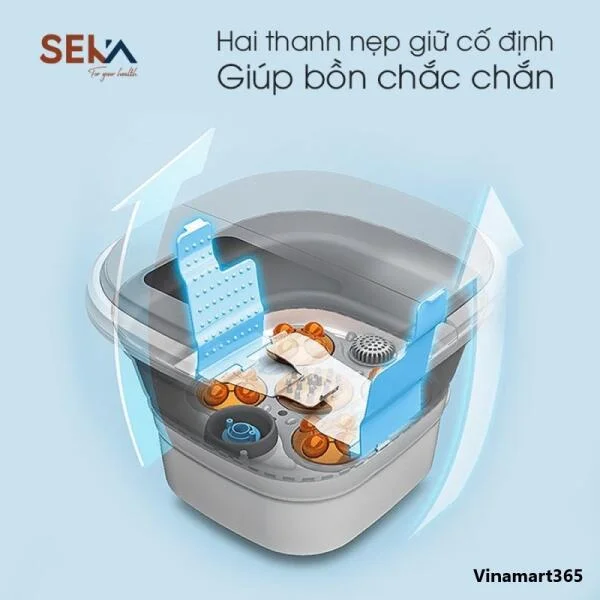 Bồn Ngâm Chân Massage Hồng Ngoại SEKA slide 4