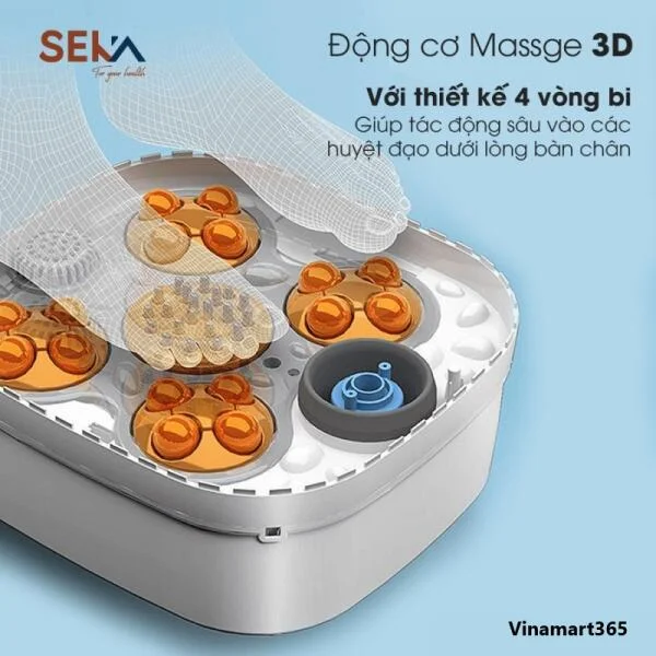Bồn Ngâm Chân Massage Hồng Ngoại SEKA slide 3