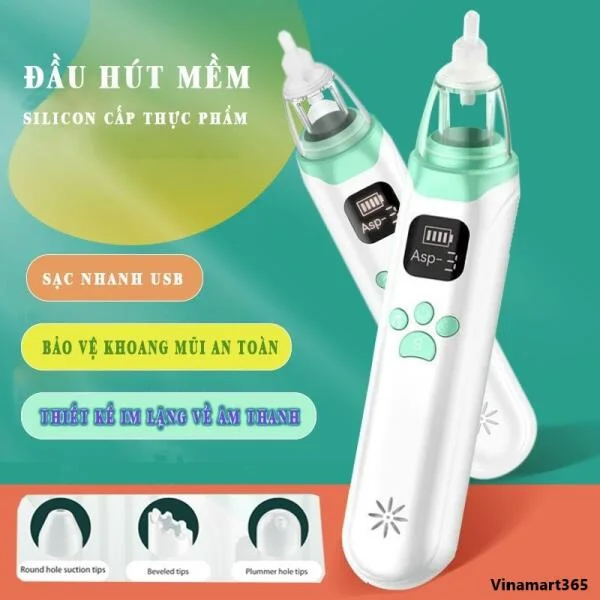 Máy Hút Mũi Cho Bé EMOON Điện Tử slide 3