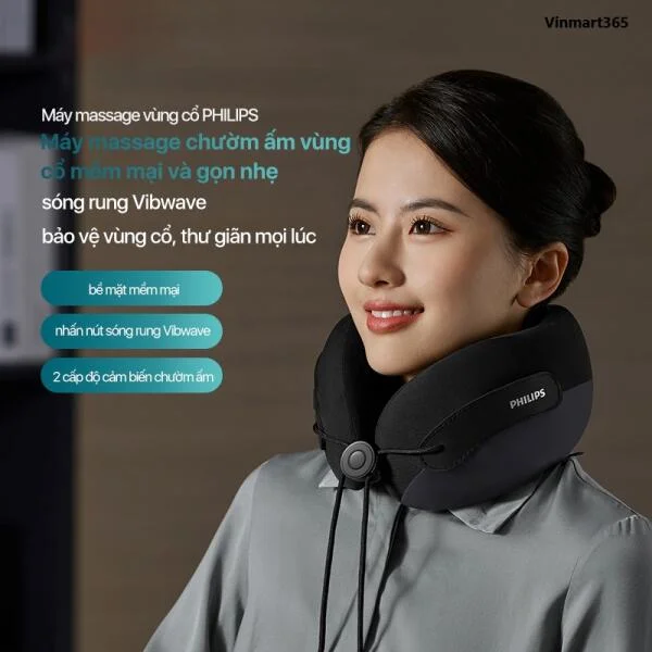 Máy Massage Cổ Vai Gáy PHILIPS 3306N-EMS Massage Chườm Ấm slide 2