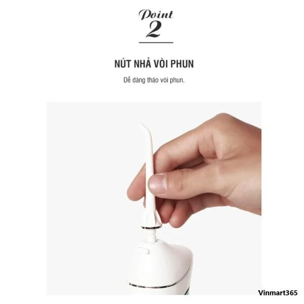 Máy Tăm Nước Không Dây LockLock ENR156BLU - Chính Hãng slide 3