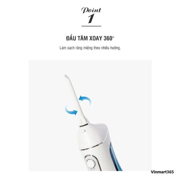Máy Tăm Nước Không Dây LockLock ENR156BLU - Chính Hãng slide 2