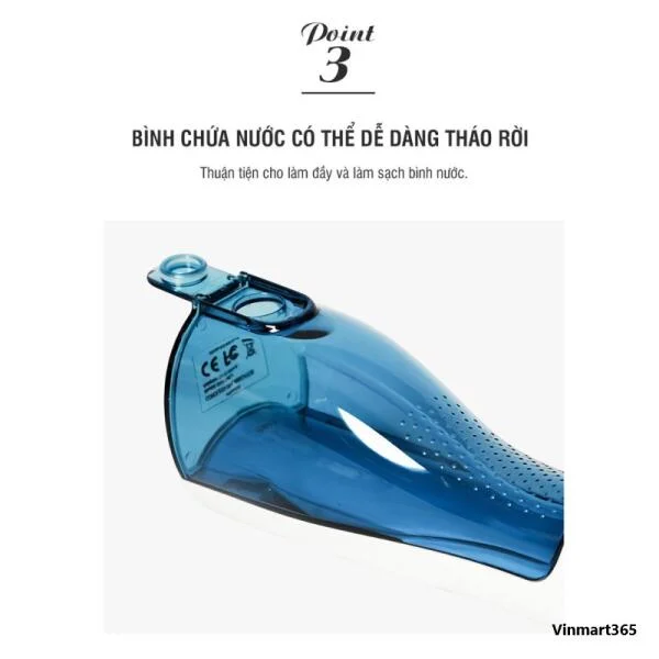 Máy Tăm Nước Không Dây LockLock ENR156BLU - Chính Hãng slide 4