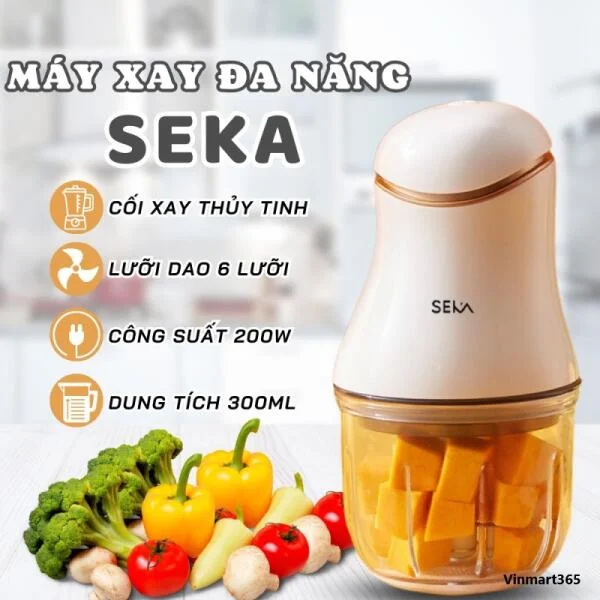 Máy Xay Mini SEKA SK1396 Đa Năng 6 Lưỡi slide 3