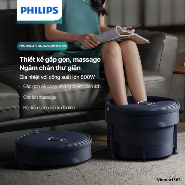Bồn Ngâm Chân Massage PHILIPS PPM6501 slide 5