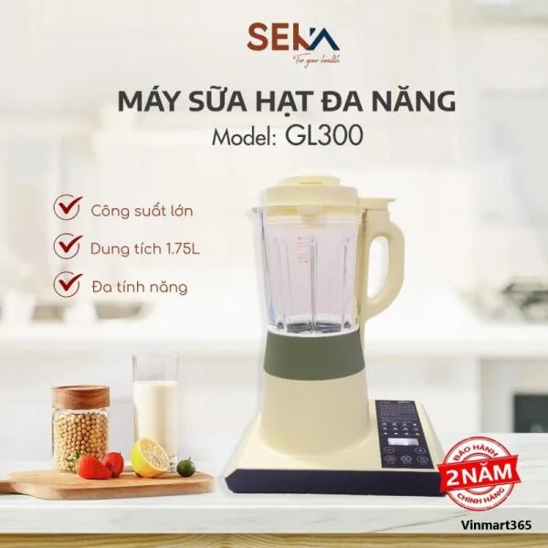Máy Làm Sữa Hạt Seka GL300 Đa Năng slide 1