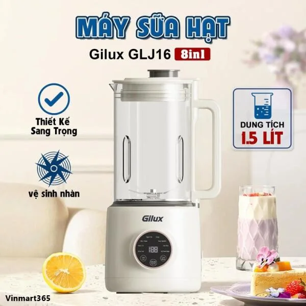 Máy Làm Sữa Hạt Gilux GLJ16 Đa Năng slide 2