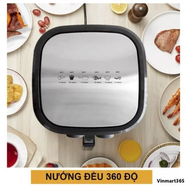 Nồi Chiên Không Dầu Nineshield KB-8002 10.5L slide 4