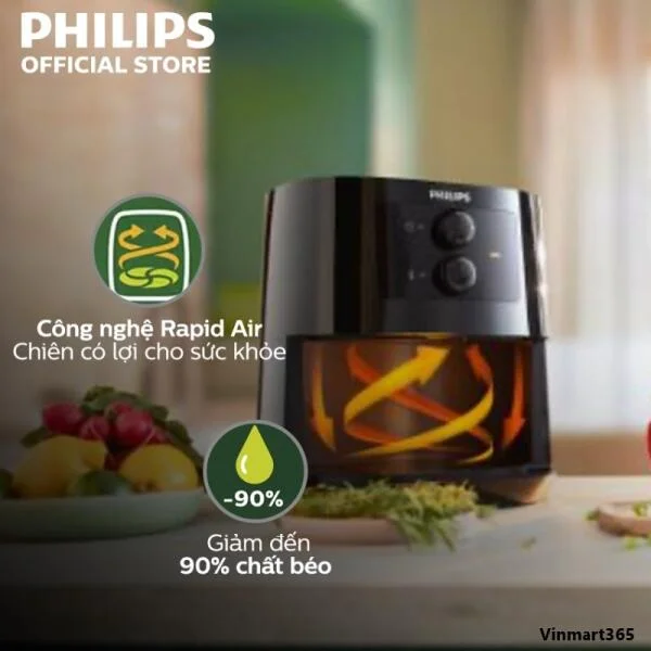Nồi Chiên Không Dầu PHILIPS HD9200/90 slide 5
