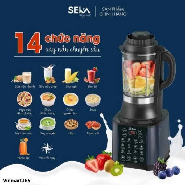 Máy Làm Sữa Hạt SEKA E400 Đa Năng slide 2