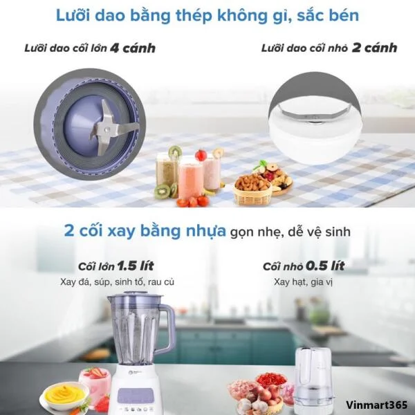 Máy Xay Sinh Tố PHILIPS HR2221/00 700W slide 4