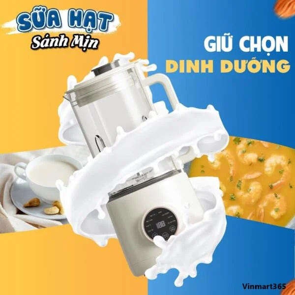Máy Làm Sữa Hạt Gilux GLJ16 Đa Năng slide 5