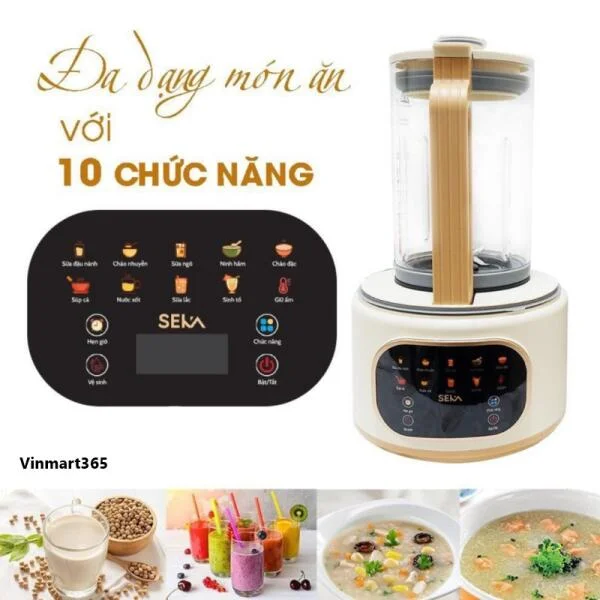 Máy Làm Sữa Hạt SEKA E500 Nhật Bản slide 4