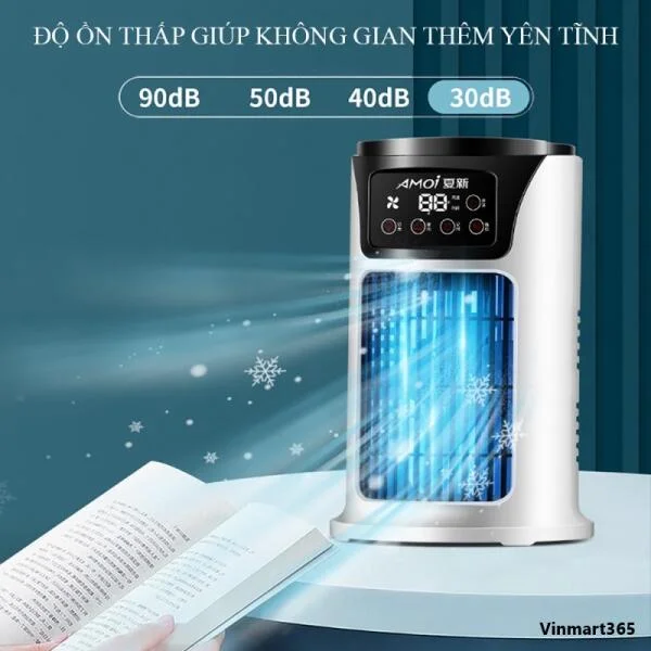 Quạt Điều Hòa Phun Sương AMOI Tạo Ẩm slide 5