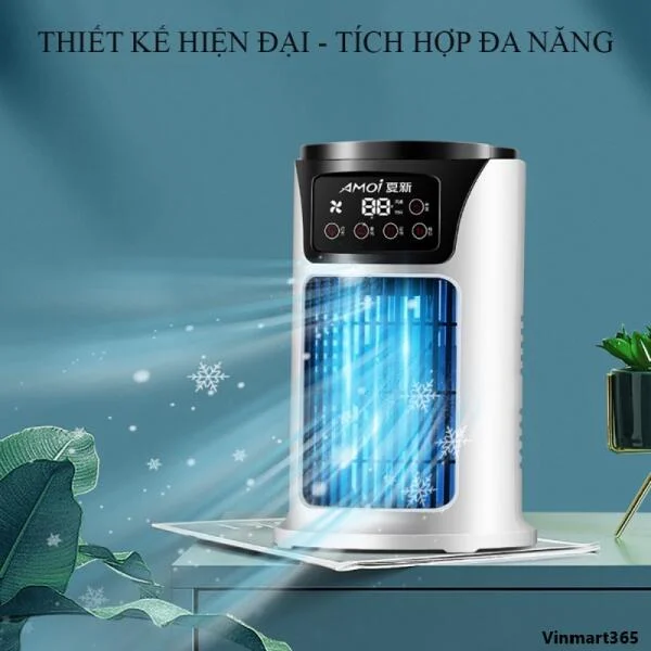 Quạt Điều Hòa Phun Sương AMOI Tạo Ẩm slide 7