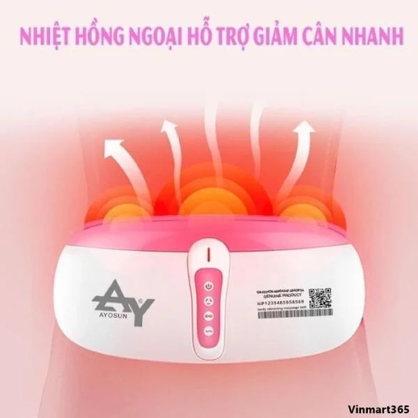 Đai Massage Giảm Mỡ Bụng Ayosun Hàn Quốc slide 6