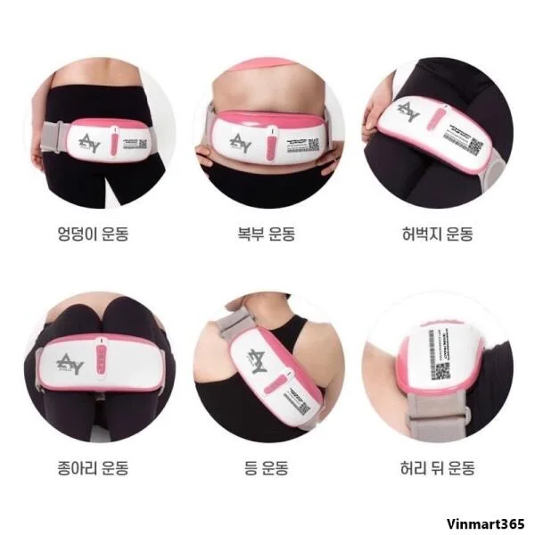 Đai Massage Giảm Mỡ Bụng Ayosun Hàn Quốc slide 5