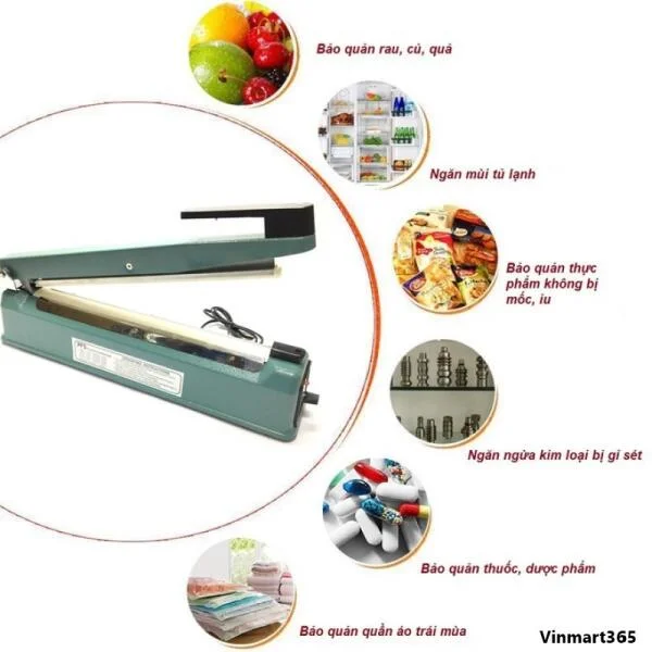 Máy Hàn Miệng Túi PFS-400 Vỏ thép Chính Hãng slide 4