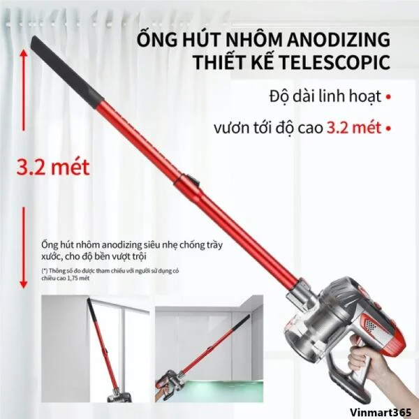 Máy Hút Bụi UNIQ Free A7 Không Dây Cầm Tay slide 5