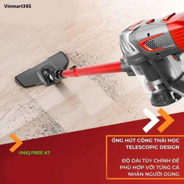 Máy Hút Bụi UNIQ Free A7 Không Dây Cầm Tay slide 7