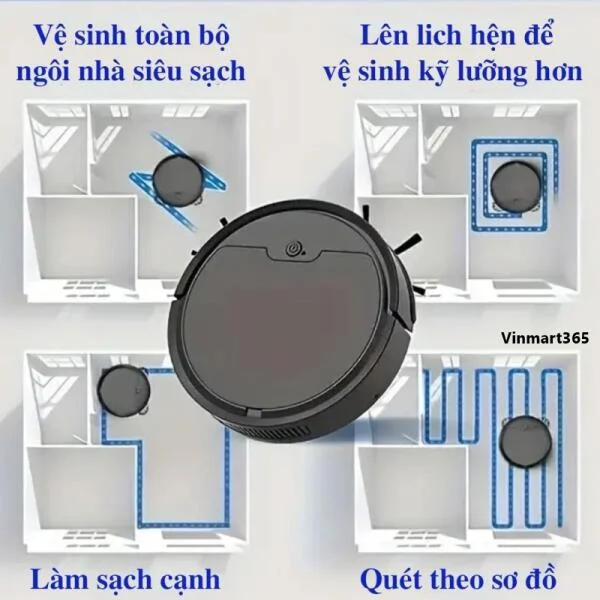 Robot Hút Bụi Bowai OB8S Max Thông Minh slide 6