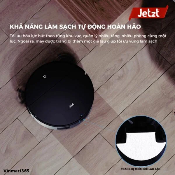 Robot Jetzt F10 Hút Bụi Lau Nhà Thông Minh slide 4