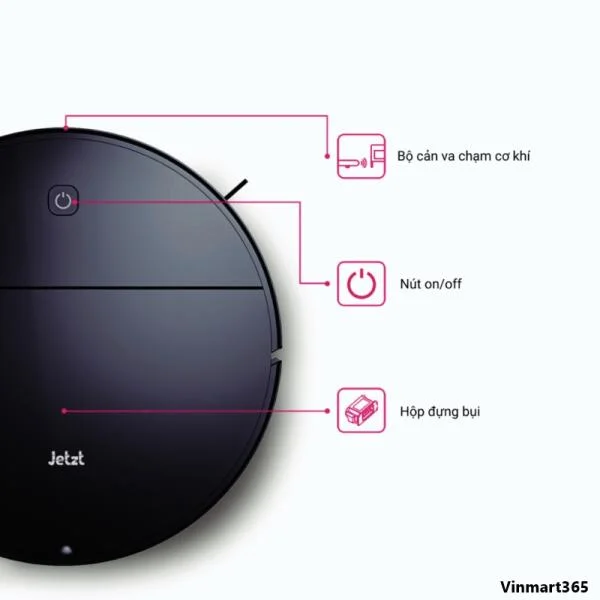 Robot Jetzt F10 Hút Bụi Lau Nhà Thông Minh slide 6