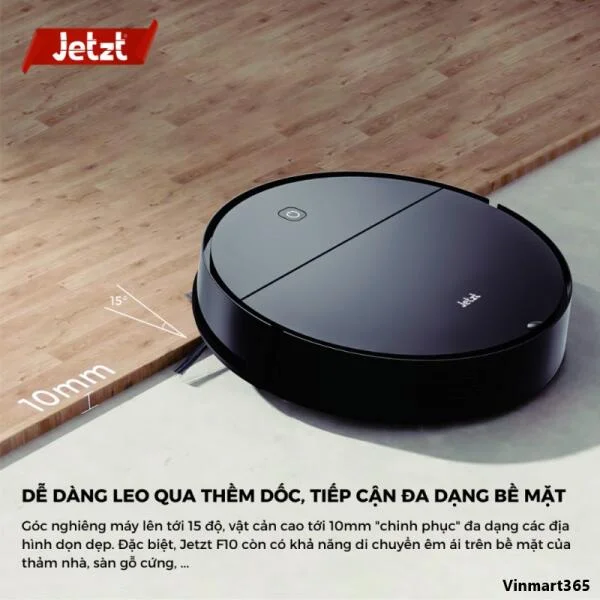Robot Jetzt F10 Hút Bụi Lau Nhà Thông Minh slide 5