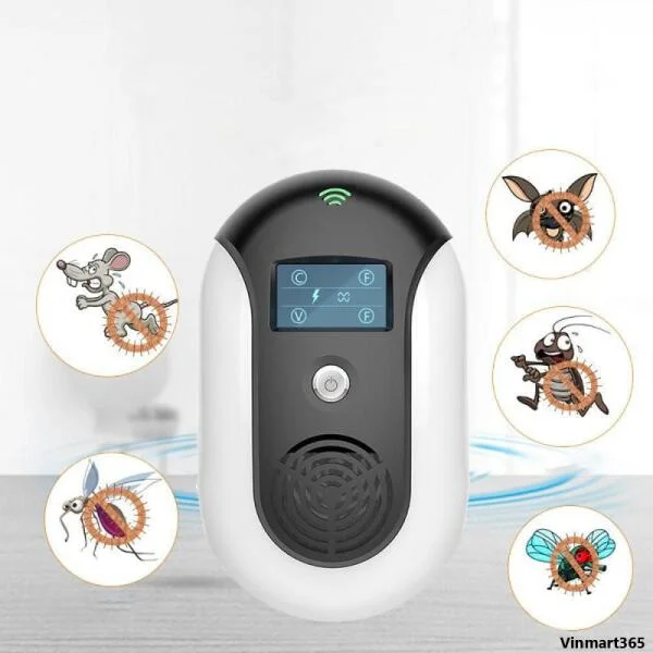 Máy Đuổi Chuột Đuổi Côn Trùng Bằng Sóng Siêu Âm Cao Cấp slide 3