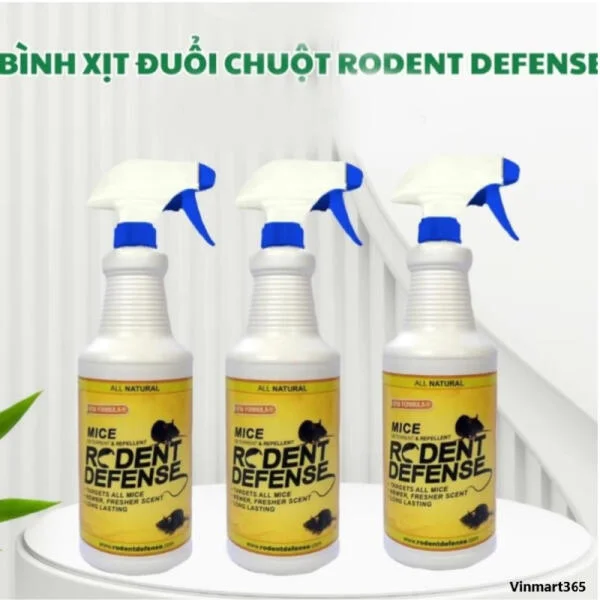 Bình Xịt Đuổi Chuột AMB Rodent Defense Cao Cấp slide 5