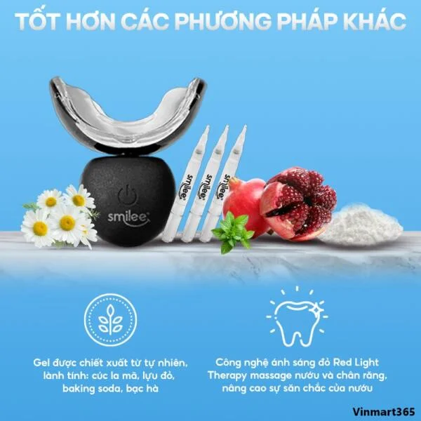 Bộ Kit Trắng Răng Smilee Extra Tại Nhà Chính Hãng slide 4
