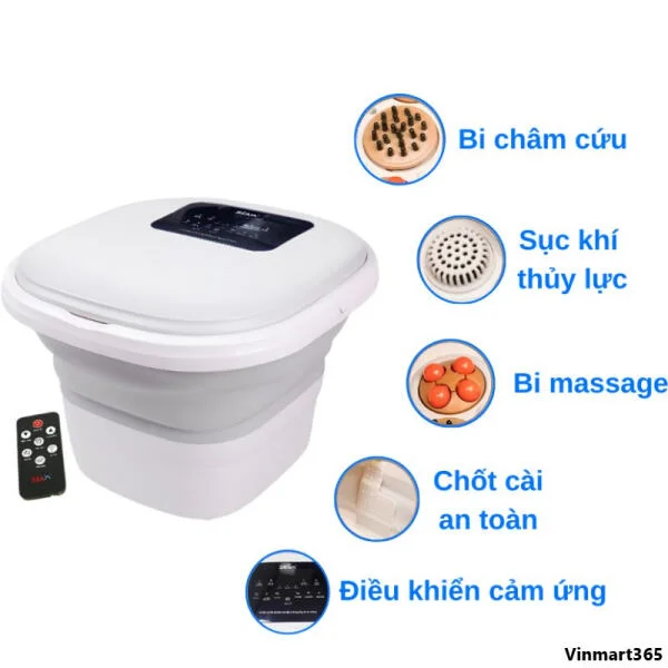 Bồn Ngâm Chân Massage Misuko FB-91 Gấp Gọn slide 7
