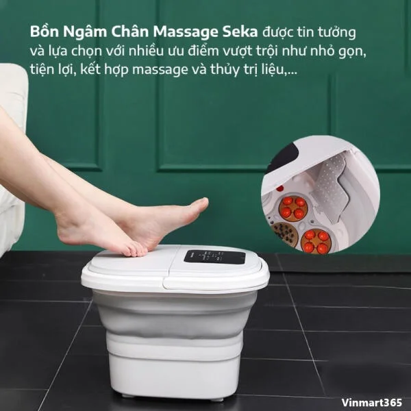 Bồn Ngâm Chân Massage Misuko FB-91 Gấp Gọn slide 6