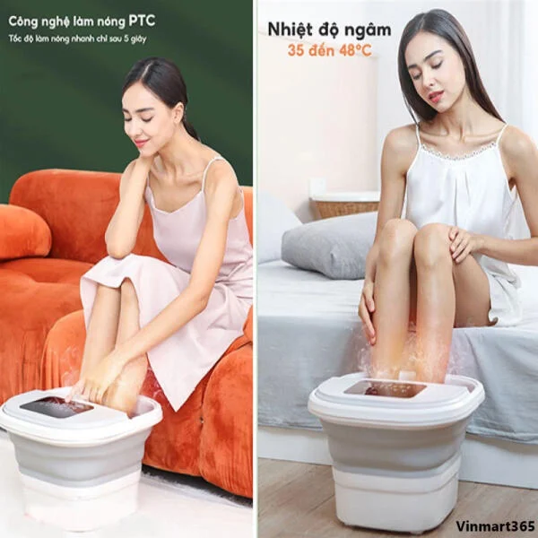 Bồn Ngâm Chân Massage Misuko FB-91 Gấp Gọn slide 4